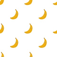 seamless background with funny bananas