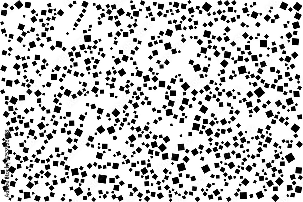 Poster elegant pattern black polka dots of small and large scale vector.