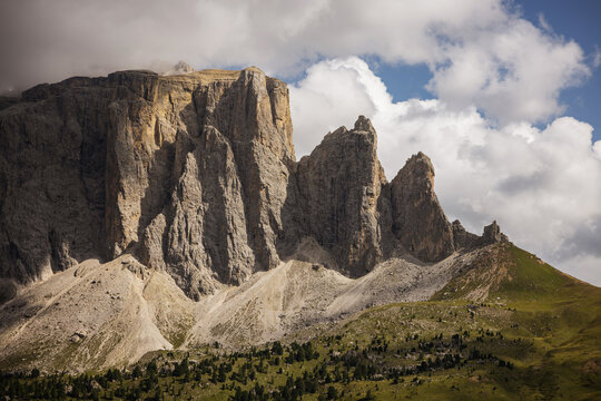 Sella Group on the Italian Dolomites