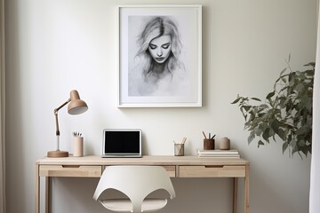 Scandi-Minimalist Home Office Ideas: Sleek Designs with Minimal Wall Art Inspiration