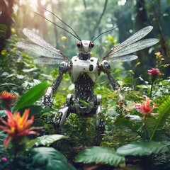 robot insecto - obrazy, fototapety, plakaty