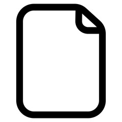 Document Icon Element For Design 