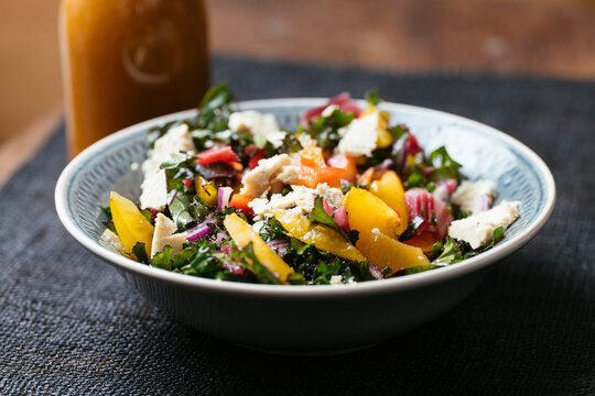 Kale and Swiss Chard salad