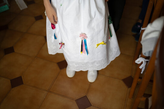 Detail traditional dress