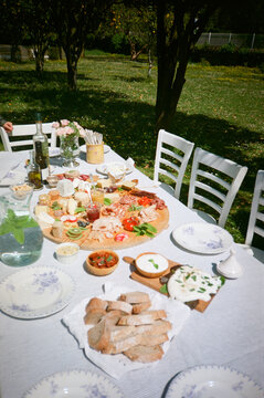 Elegantly Set Table - A Feast for Diverse Palates