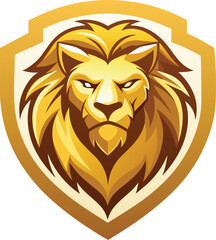 3d-logo-lion head vector illustration.eps