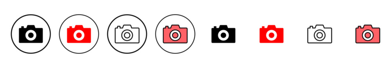 Camera icon vector illustration. photo camera sign and symbol. photography icon.