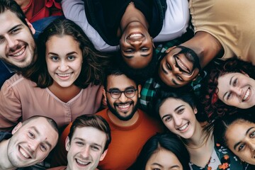 Fototapeta premium Community of diverse people . Diversity inclusion DEIB