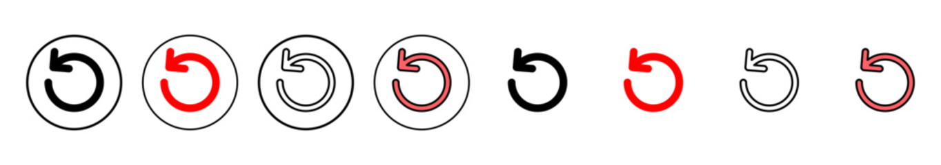 Refresh icon vector illustration. Reload sign and symbol. Update icon.