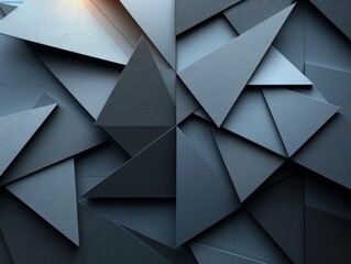 Modern black blue abstract background with geometric shapes 