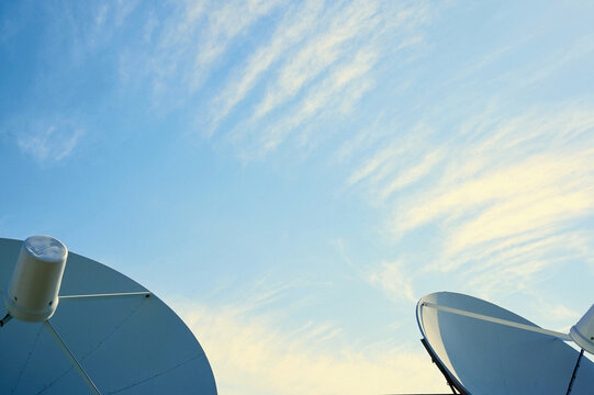 Antennas against the sky