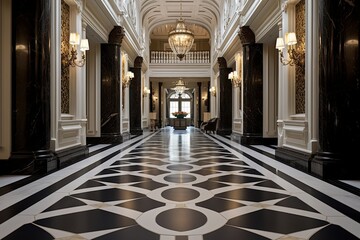 Marble Majesty: Victorian Heritage Hallway Concepts with Luxurious Grounding