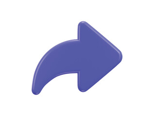share symbol 3d rendering vector illustration