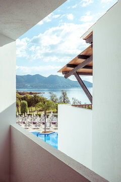 Island views from the hotel terrace