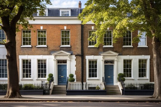 Sash Windows Splendor: Georgian Era Style Inspires Historic Georgian Townhouse