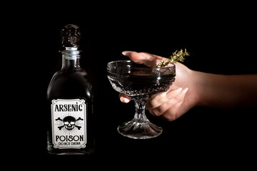 Halloween Cocktail and Prop 