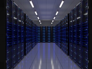 Server data center room