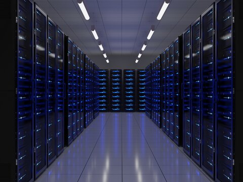 Server data center room