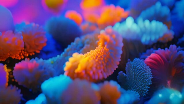 coral reef macro texture abstract marine ecosystem