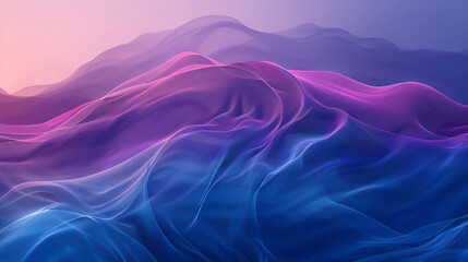 8K phone wallpaper minimalist design with a blue to purple gradient showcasing subtle neural...