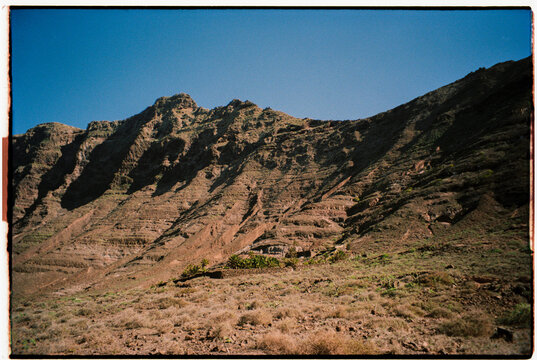 Famara's Beachfront Mountains in Lanzarote