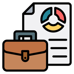 Portfolio Icon Element For Design