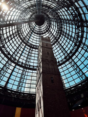 tower under dome of the ceiling