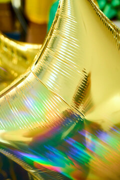 Vibrant image of mylar helium balloon