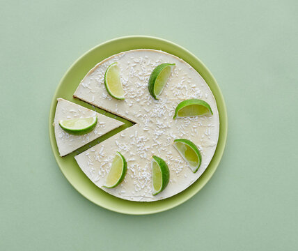Key lime cheesecake