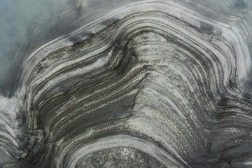 Abstract Formation Of Glacial Sediment