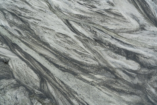 Abstract Formation Of Glacial Sediment