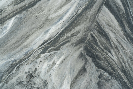 Abstract Formation Of Glacial Sediment