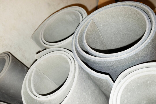 Grey pipes / rolls with raw direct hard flash