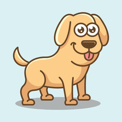 Cartoon Farm barn domestic animal for education kids children vector design art