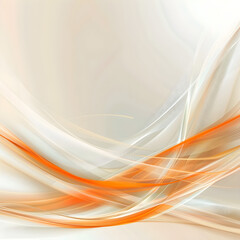 Abstract Orange Fluid Art: Dynamic Swirls and Waves in a Vibrant Artistic Background