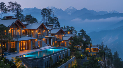 luxury hotel Urban coast SEA mountains cafe coffee time