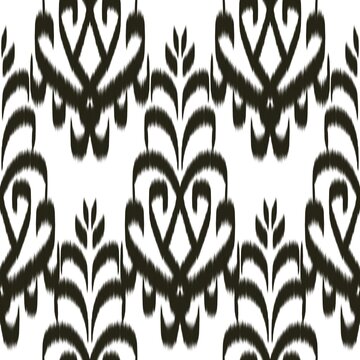 Flower Pattern Ethnic Geometric native tribal boho motif aztec textile fabric carpet mandalas African