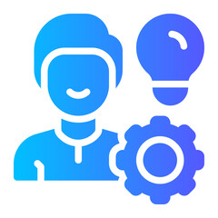strategic consulting gradient icon