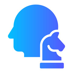 strategic consulting gradient icon