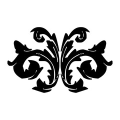 Floral decoration icon