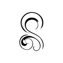 Floral decoration icon