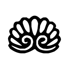 Floral decoration icon
