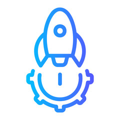 business development gradient icon