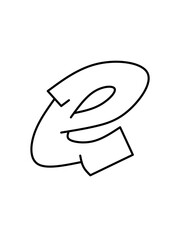 Printable Graffiti Bubble Letters Alphabet © Hasbi