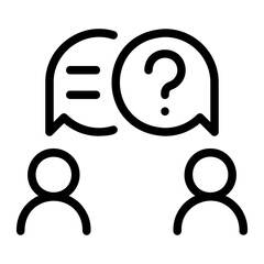 brainstorming line icon