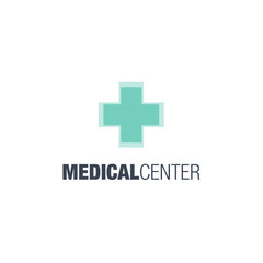 Fototapeta premium medical logo. concept style vector design