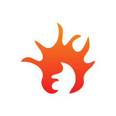 Fire flames icon