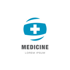 Obraz premium medical logo. concept style vector design