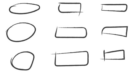 Hand drawn charcoal pencil lines, smears and squiggles set. Scribble black strokes, curly scribbles. underlines strikethroughs brushes, textured doodle freehand chalk drawing line stripes and waves.