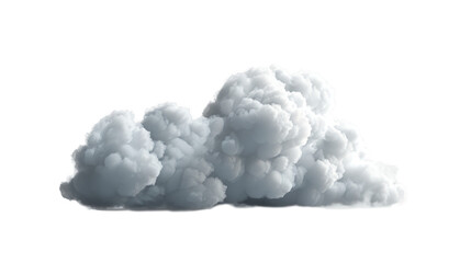 Isolated cumulus nimbus clouds with transparent background. - obrazy, fototapety, plakaty